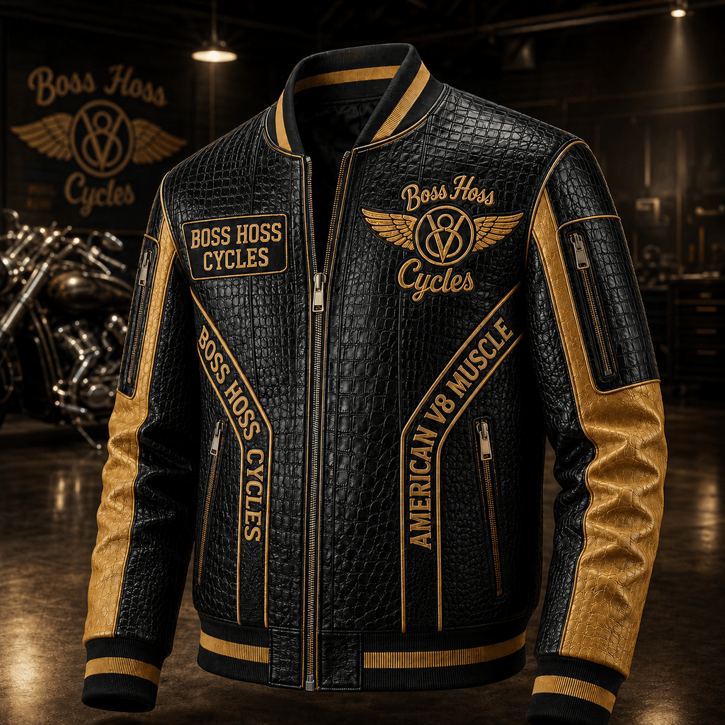Premium MAI Leather Zipper Jacket TNSM