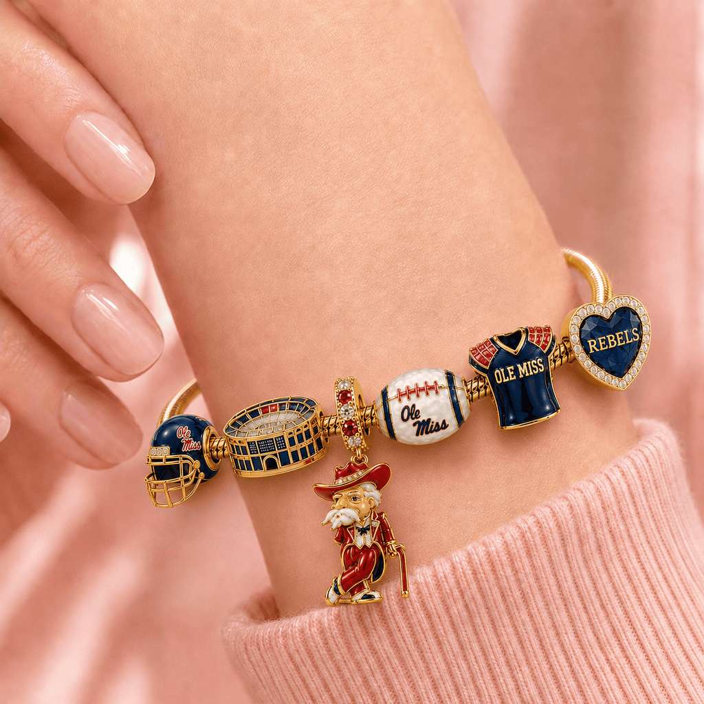 OMR Gold Charm Bracelet Set TMH