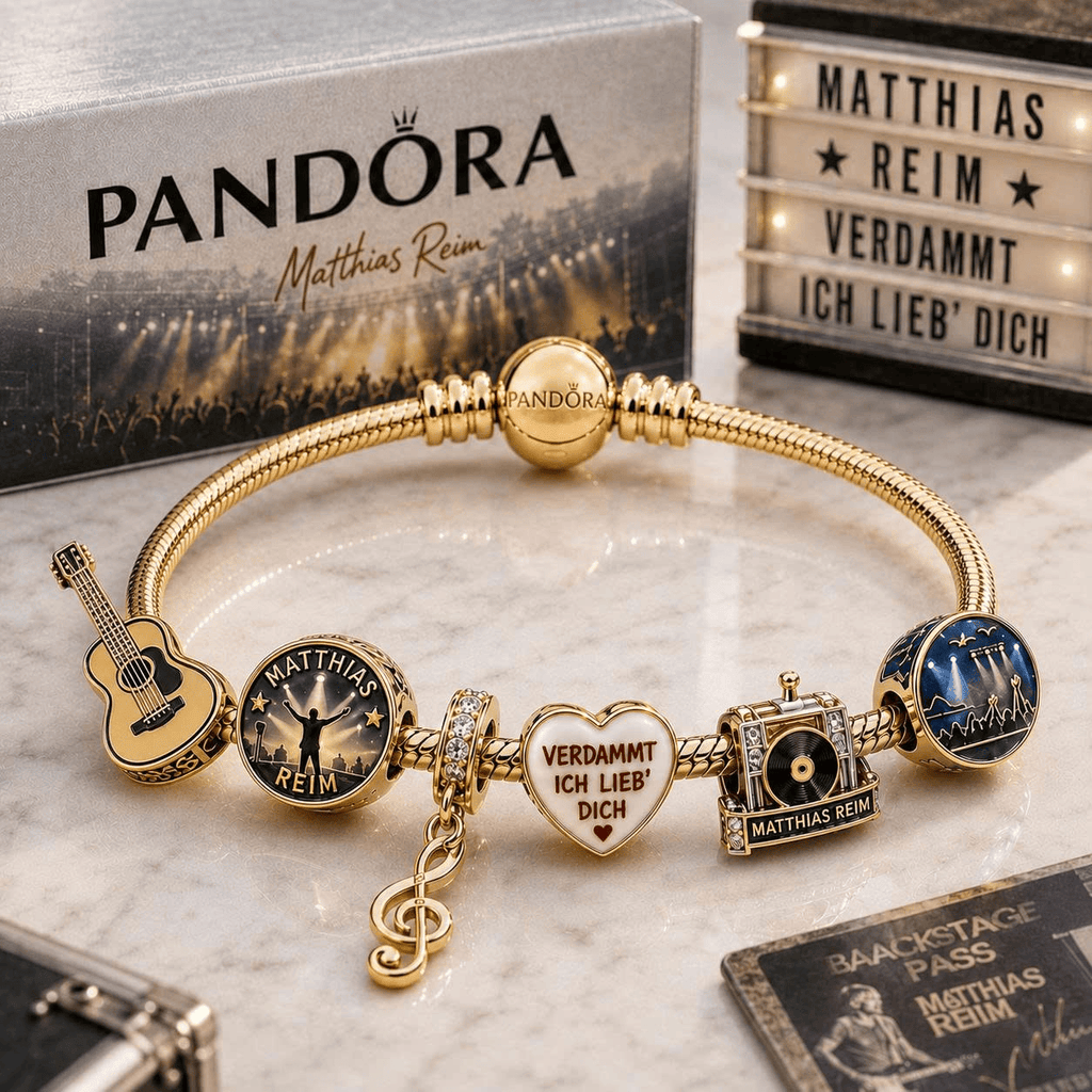 MTRM Gold Charm Bracelet Set VTH