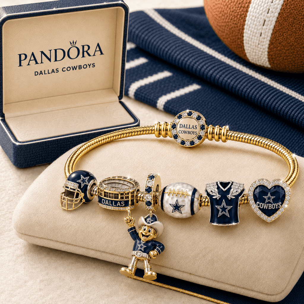 DLCB Gold Charm Bracelet Set TMH