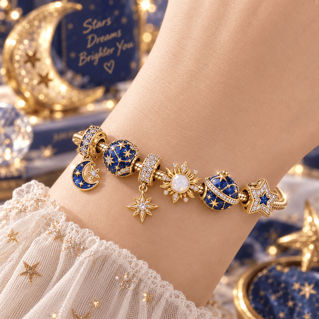 CLTG Gold Charm Bracelet Set TTN