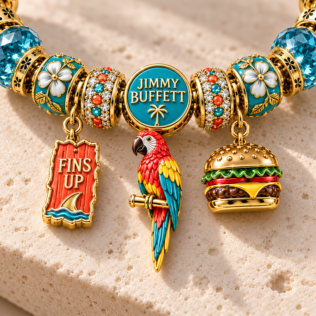 JBT Gold Charm Bracelet Set NHVH