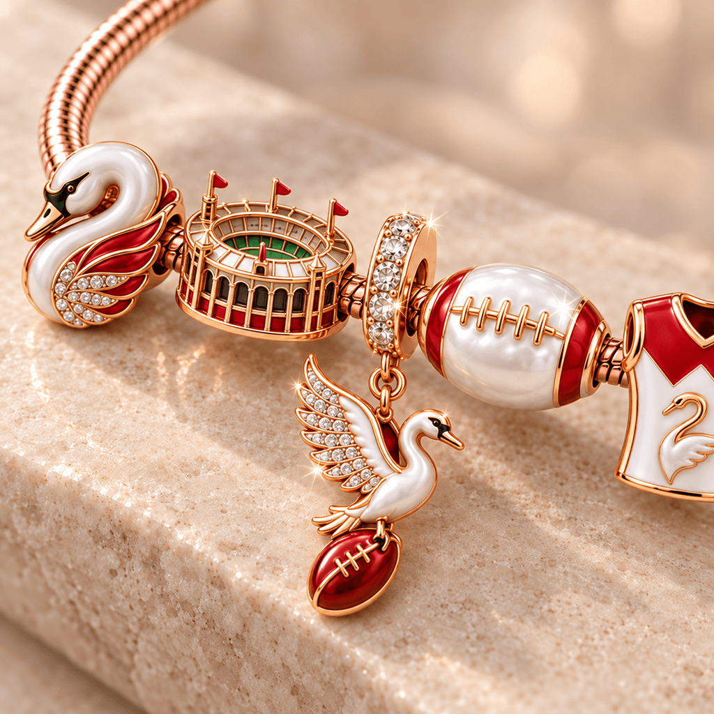 SNSW Rose Gold Charm Bracelet Set TMH