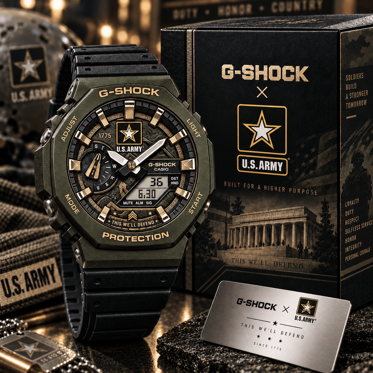 USAR Premium Dial Collector Watch LNTH